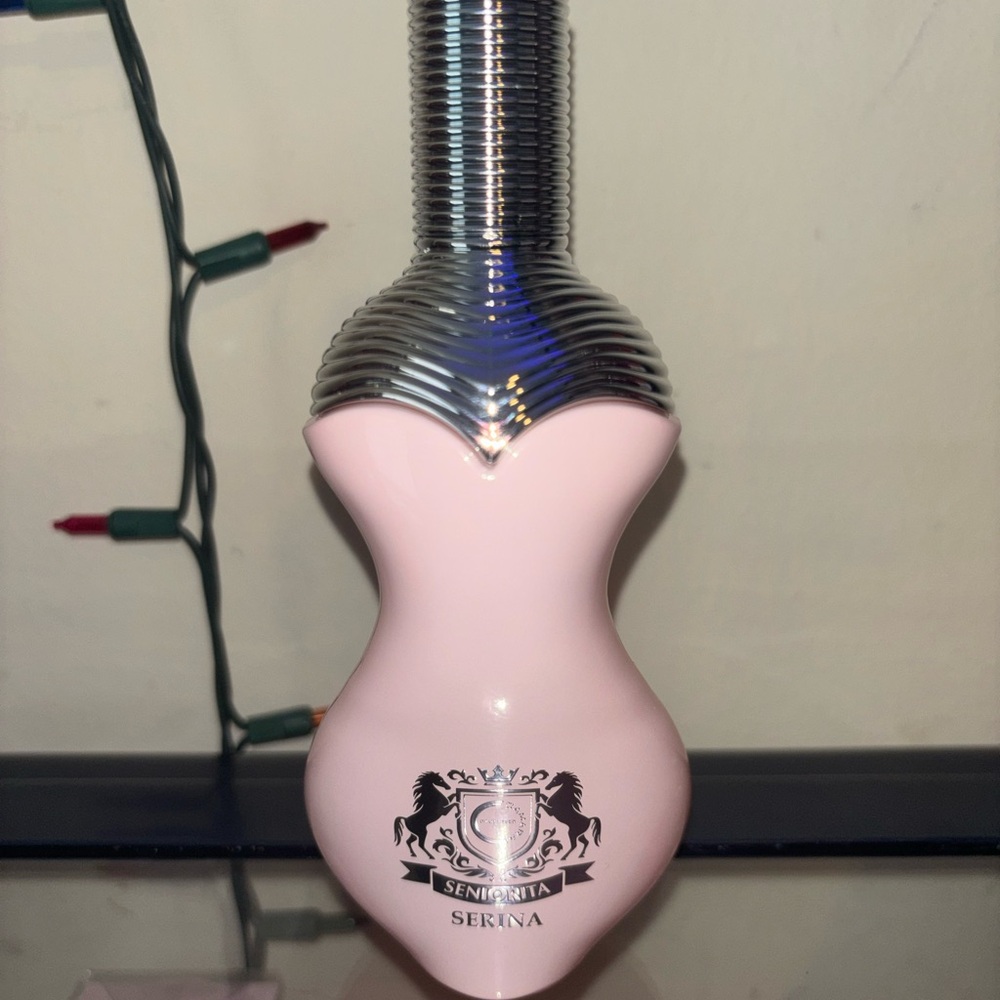 Pink Decorative Bottle Accent